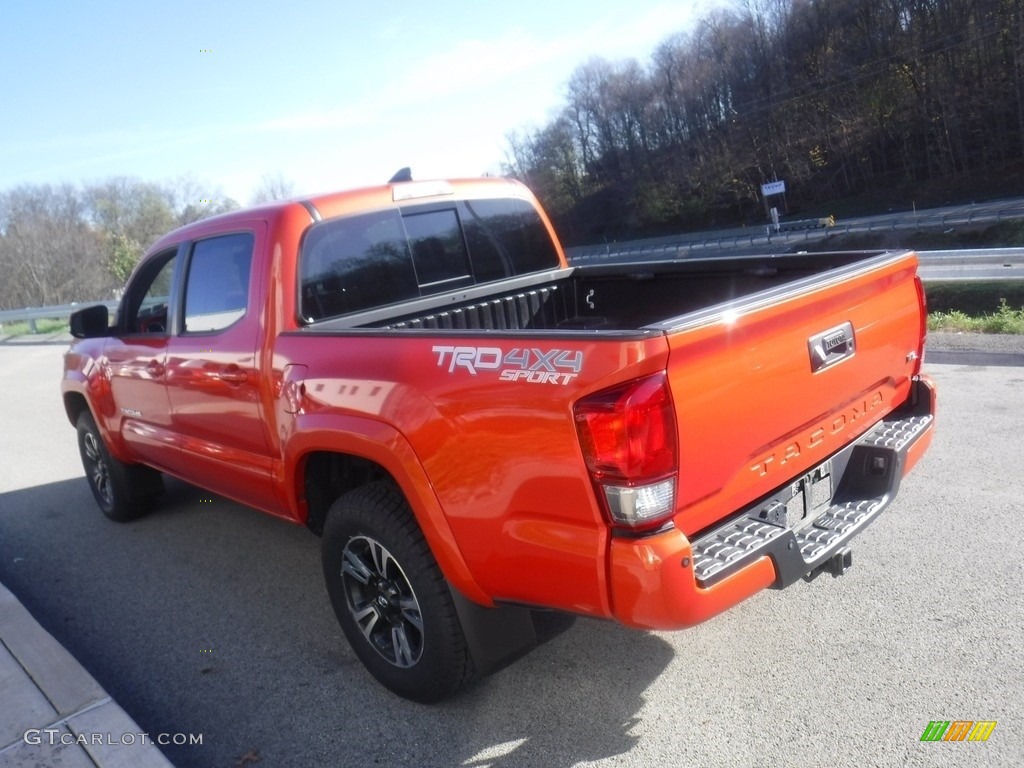 2017 Tacoma TRD Sport Double Cab 4x4 - Inferno Orange / TRD Black/Orange photo #15