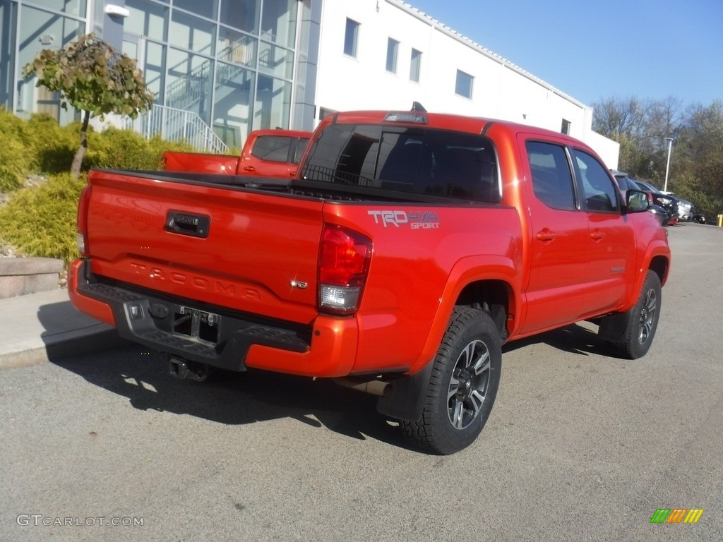 2017 Tacoma TRD Sport Double Cab 4x4 - Inferno Orange / TRD Black/Orange photo #17