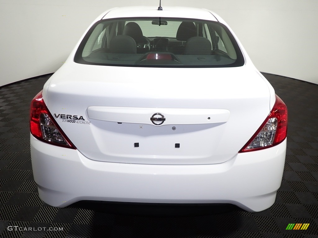 2019 Versa S - Fresh Powder White / Charcoal photo #11