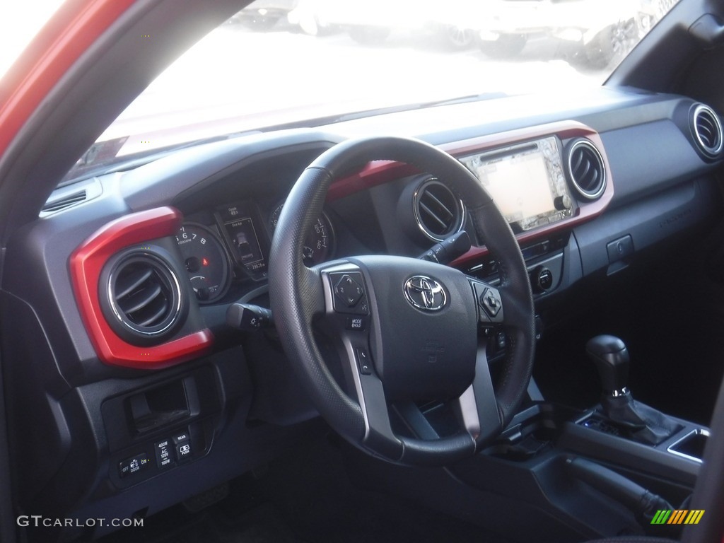 2017 Tacoma TRD Sport Double Cab 4x4 - Inferno Orange / TRD Black/Orange photo #21