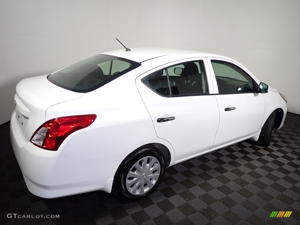 2019 Versa S - Fresh Powder White / Charcoal photo #14