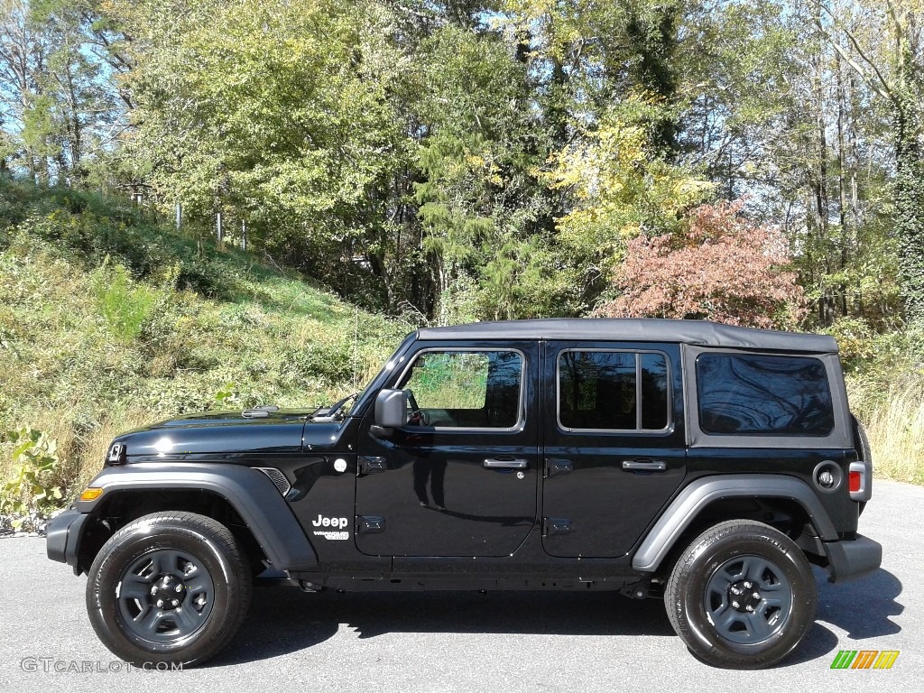 2021 Wrangler Unlimited Sport Altitude 4x4 - Black / Black photo #1