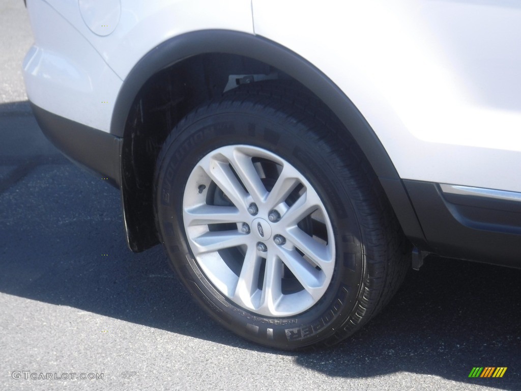 2014 Explorer XLT 4WD - White Platinum / Charcoal Black photo #3