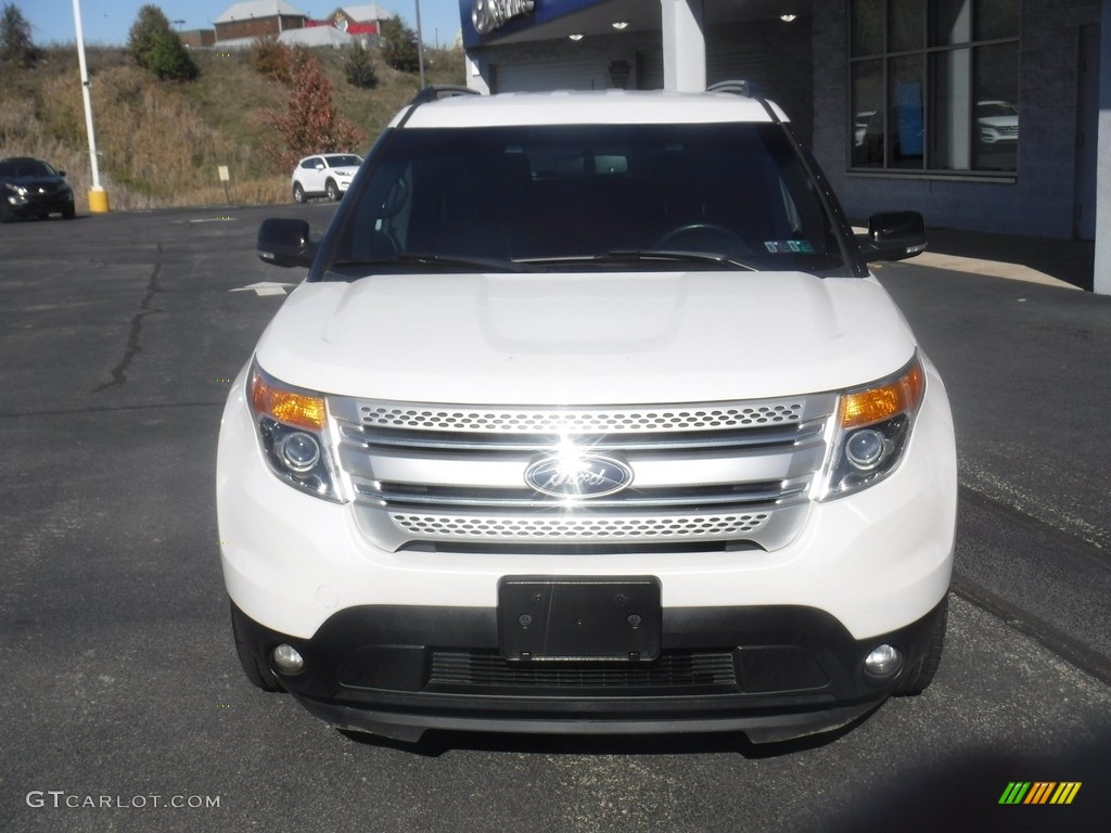2014 Explorer XLT 4WD - White Platinum / Charcoal Black photo #4