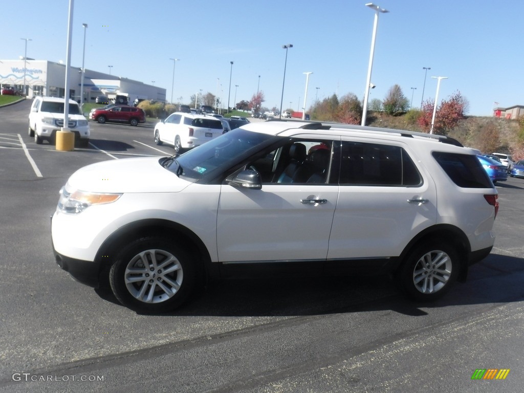 2014 Explorer XLT 4WD - White Platinum / Charcoal Black photo #6