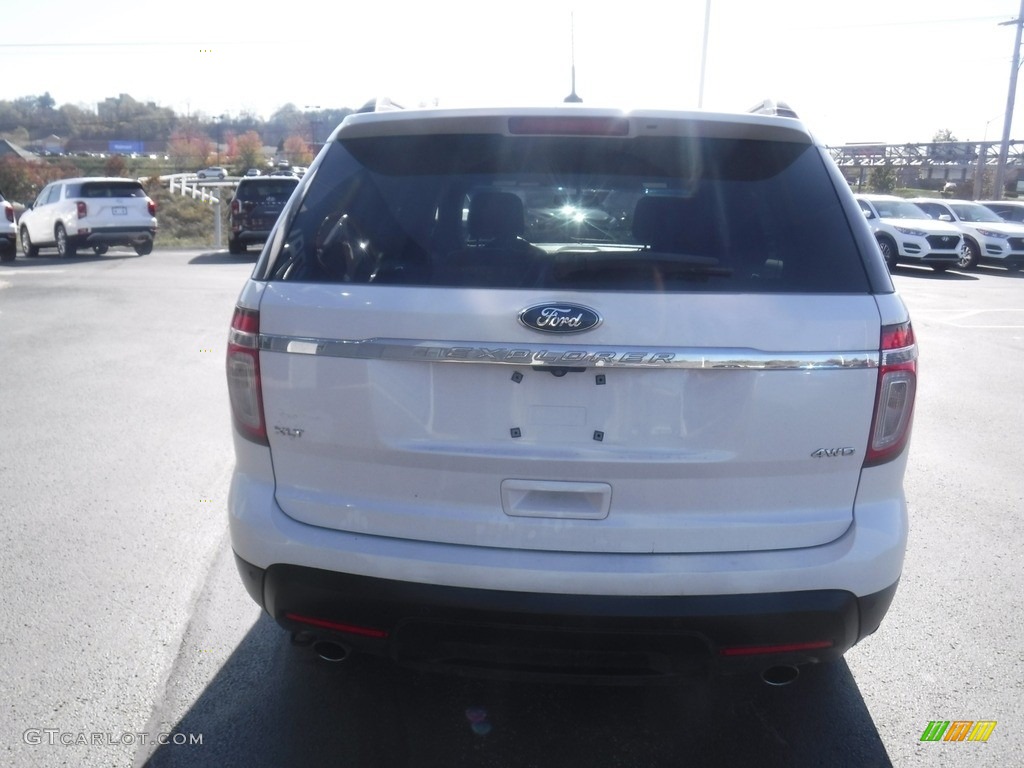 2014 Explorer XLT 4WD - White Platinum / Charcoal Black photo #8