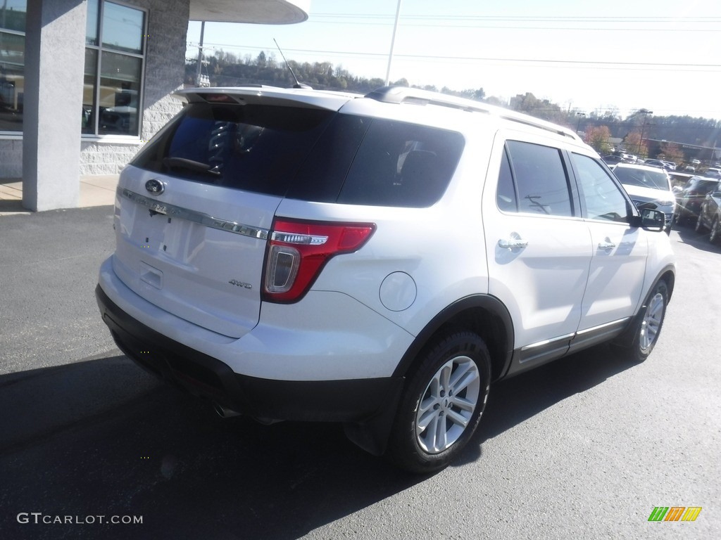 2014 Explorer XLT 4WD - White Platinum / Charcoal Black photo #9