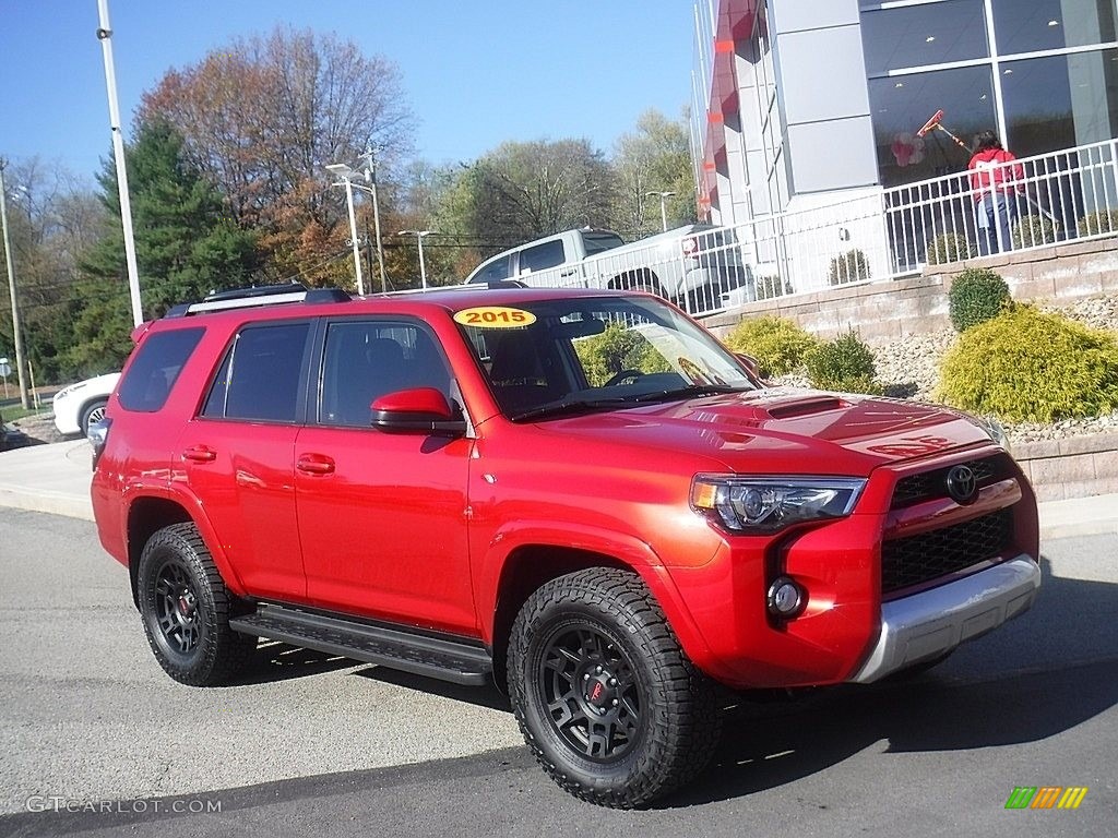 2015 4Runner Trail 4x4 - Barcelona Red Metallic / Black photo #1