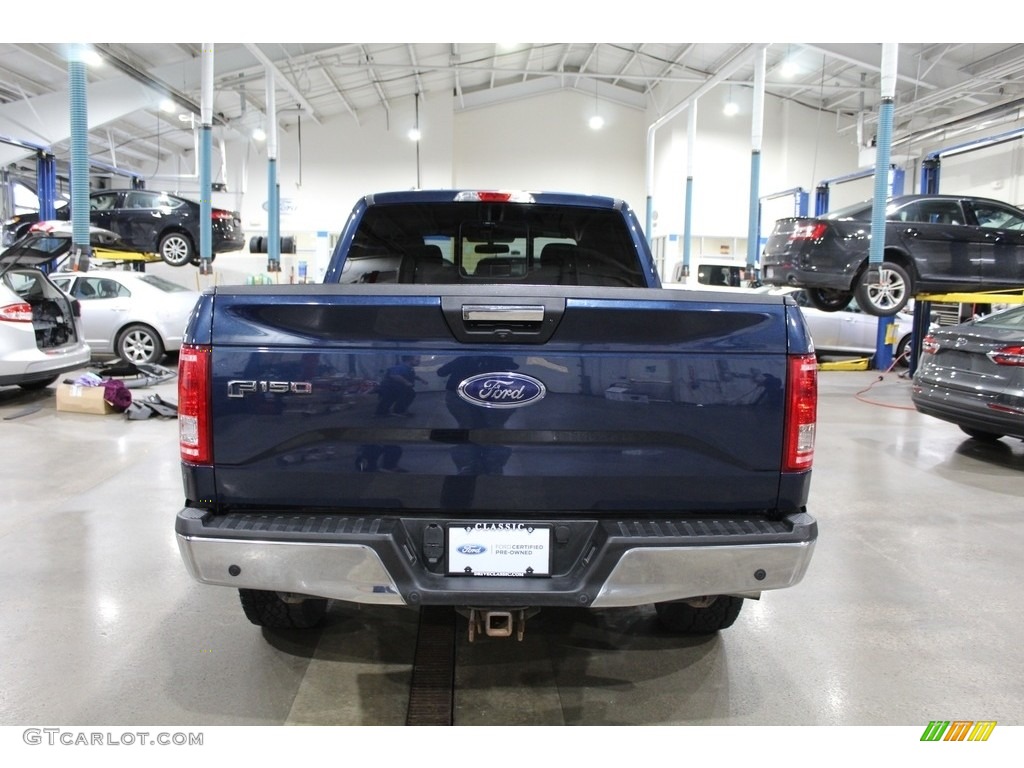 2017 F150 XLT SuperCrew 4x4 - Blue Jeans / Earth Gray photo #6