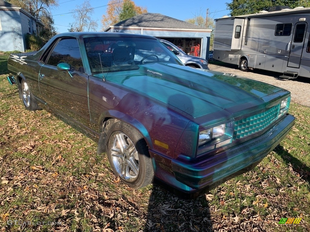 Custom Harlequin Color Change 1982 Chevrolet El Camino Standard El Camino Model Exterior Photo #140092342