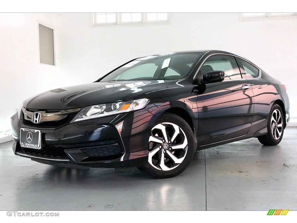 2017 Accord LX-S Coupe - Crystal Black Pearl / Black photo #12