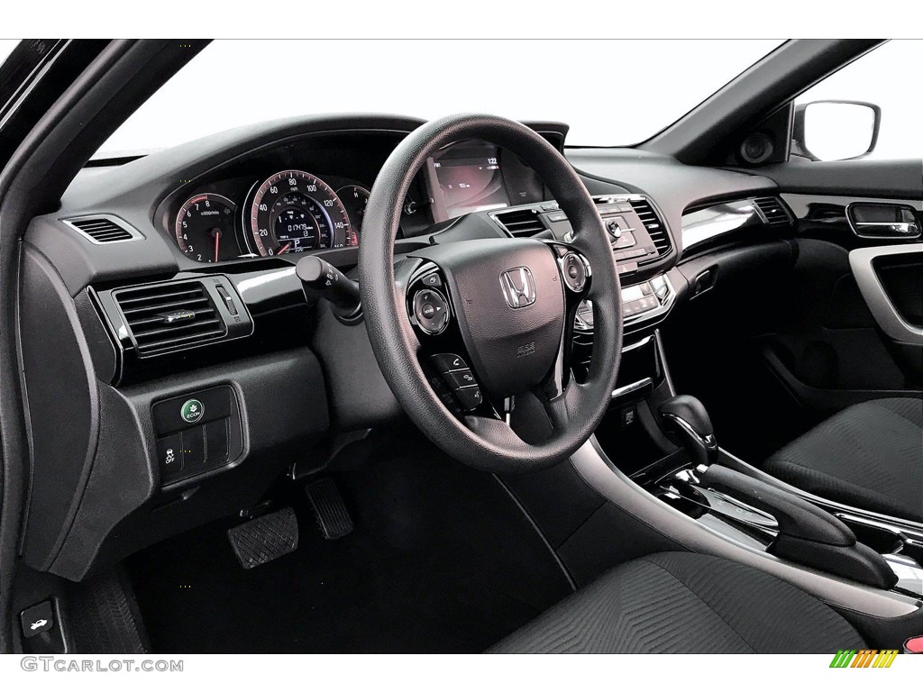 2017 Accord LX-S Coupe - Crystal Black Pearl / Black photo #14