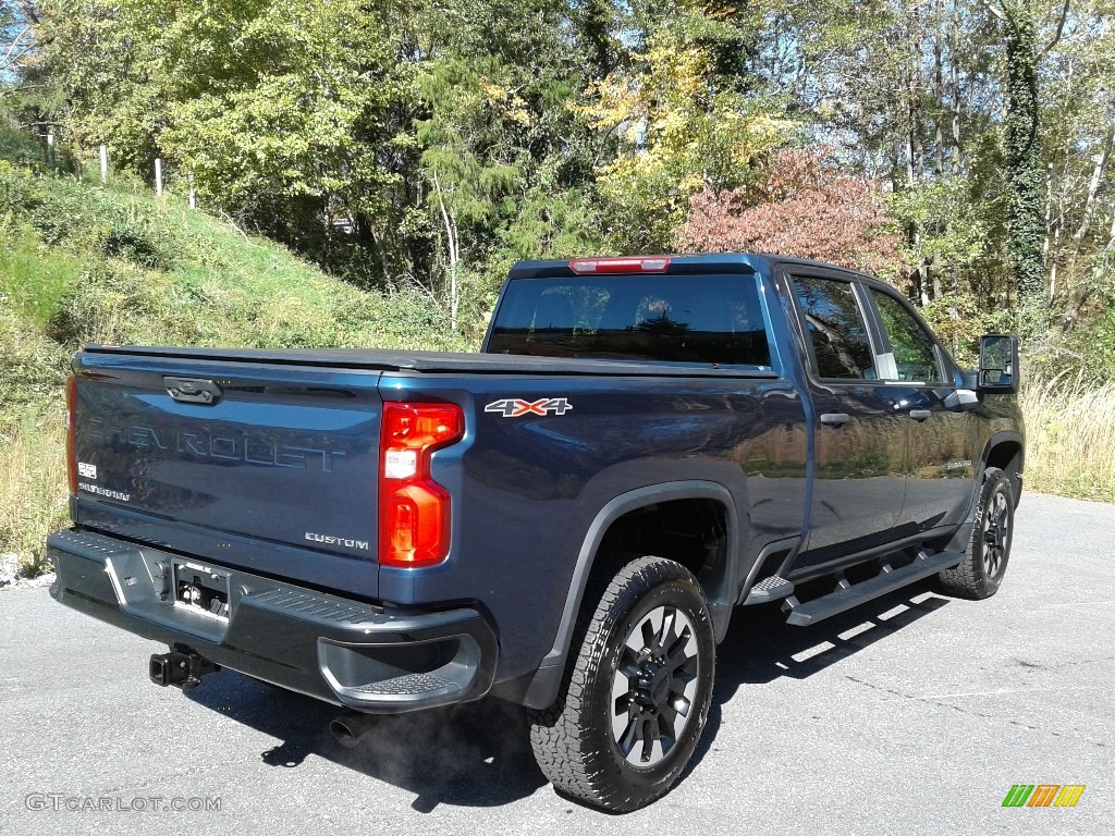 2020 Silverado 2500HD Custom Crew Cab 4x4 - Northsky Blue Metallic / Jet Black photo #6