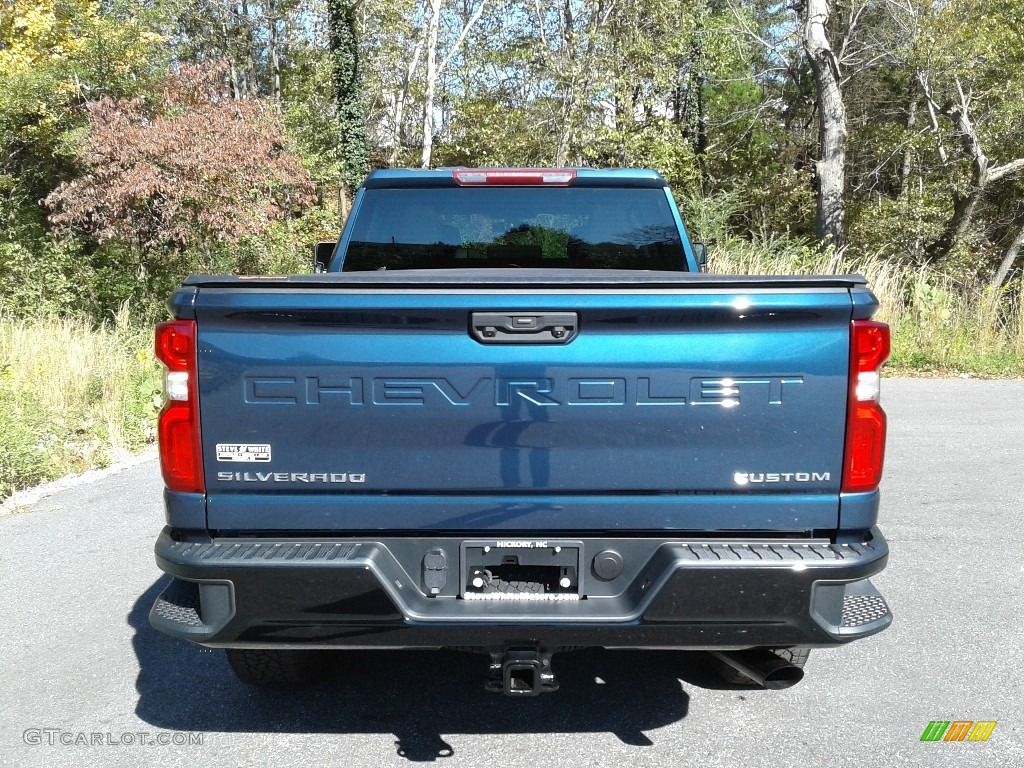 2020 Silverado 2500HD Custom Crew Cab 4x4 - Northsky Blue Metallic / Jet Black photo #7