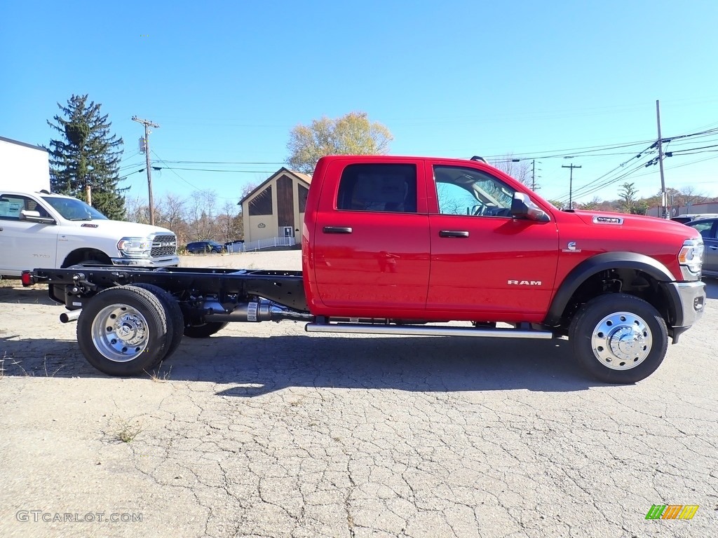 2020 5500 Tradesman Crew Cab 4x4 Chassis - Flame Red / Black photo #7