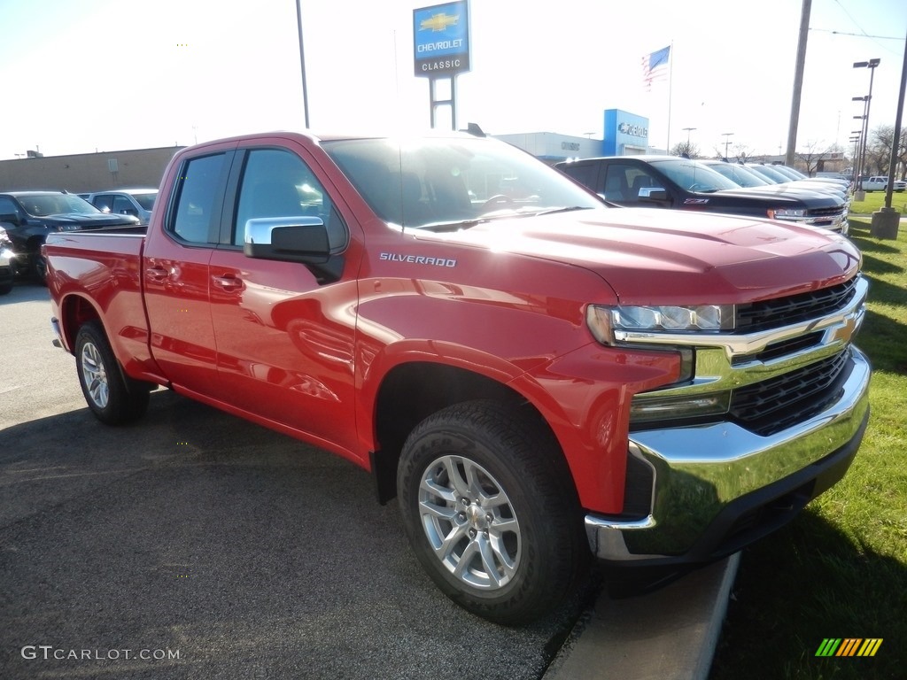 2021 Silverado 1500 LT Double Cab 4x4 - Red Hot / Jet Black photo #3
