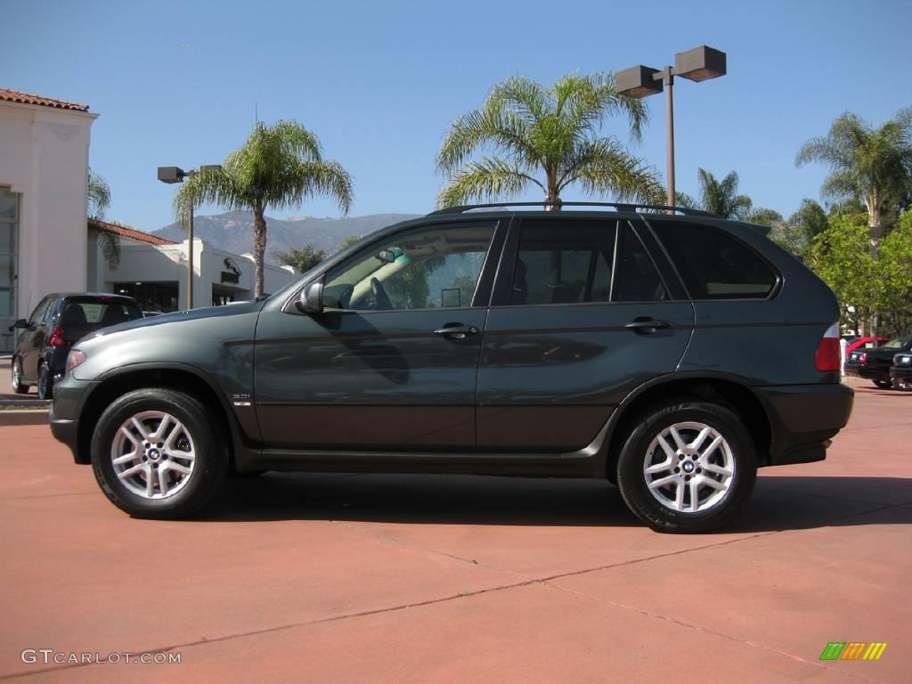 2006 X5 3.0i - Highland Green Metallic / Beige photo #3