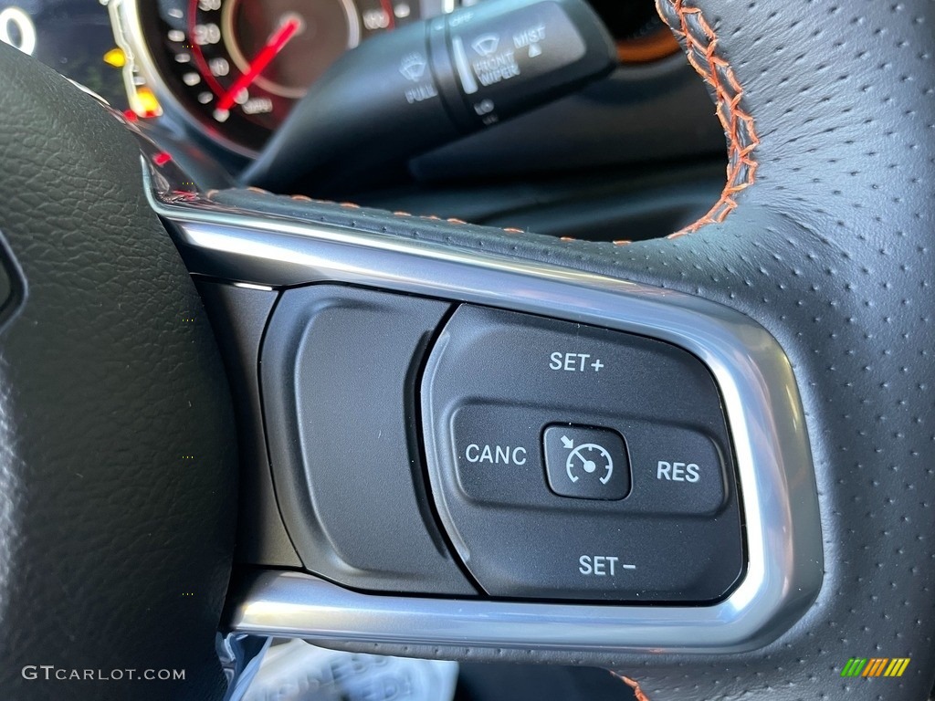 2021 Jeep Gladiator Mojave 4x4 Black Steering Wheel Photo #140097549