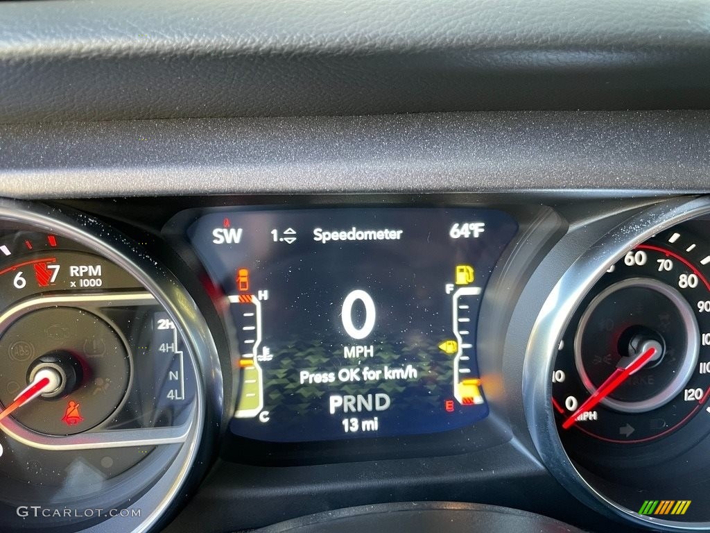 2021 Jeep Gladiator Mojave 4x4 Gauges Photo #140097573