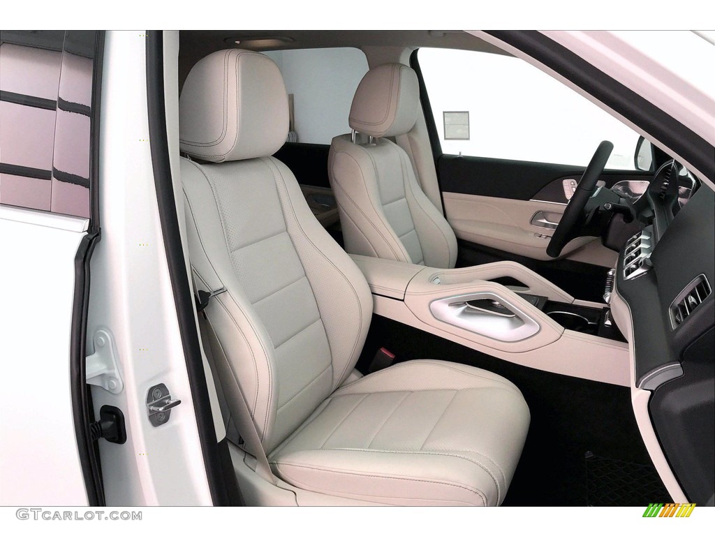 Macchiato Beige/Black Interior 2021 Mercedes-Benz GLE 350 4Matic Photo #140097699