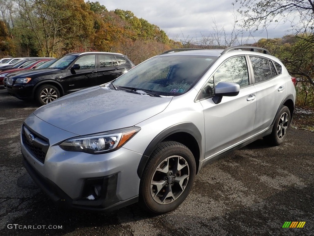 2019 Crosstrek 2.0i Premium - Ice Silver Metallic / Black photo #1