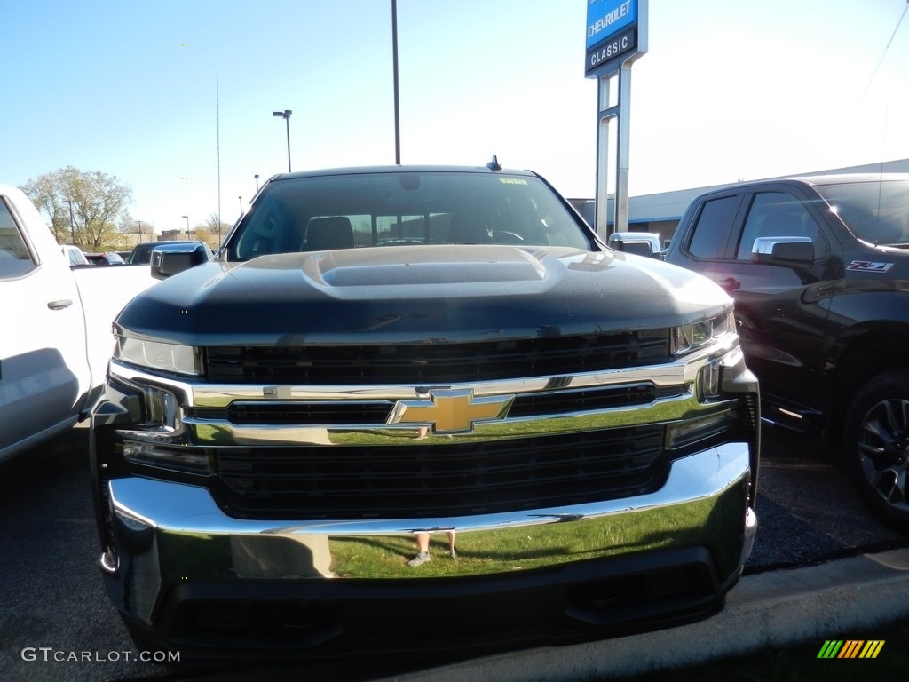 2021 Silverado 1500 LT Double Cab 4x4 - Shadow Gray Metallic / Jet Black photo #2