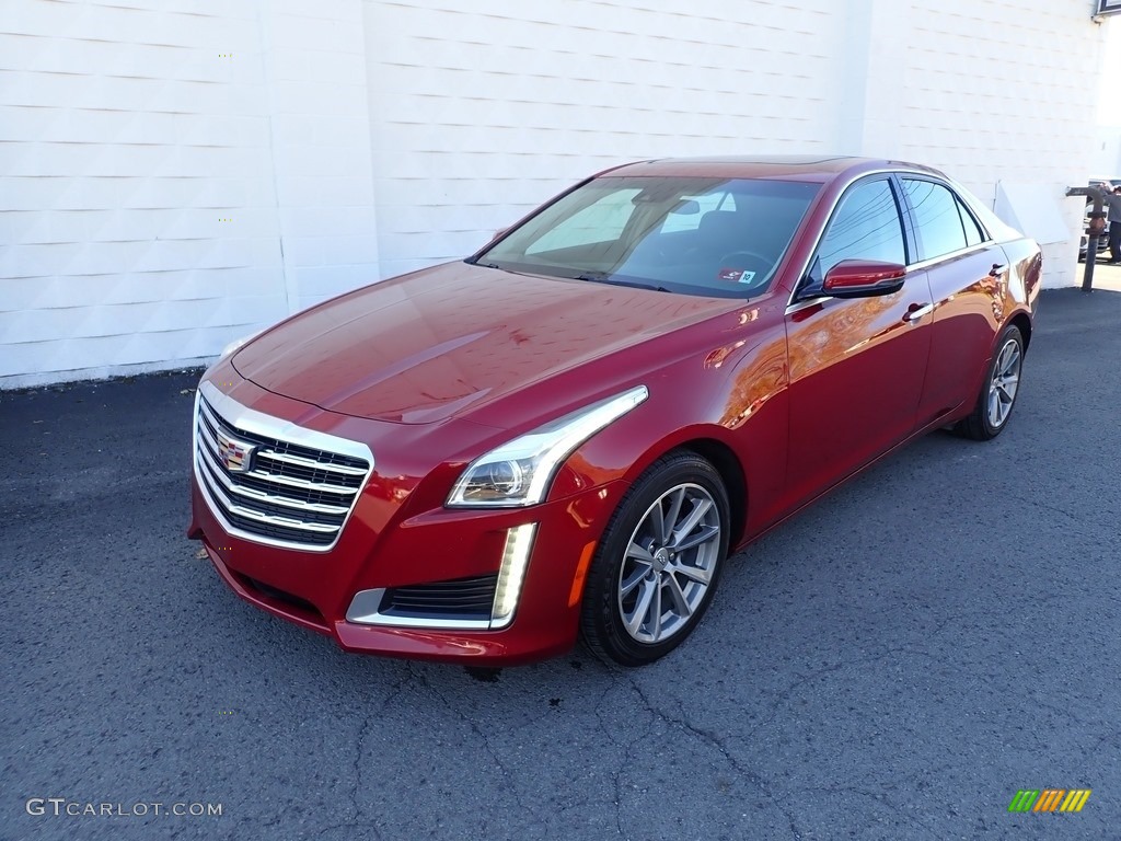 2017 CTS Luxury AWD - Red Obsession Tintcoat / Jet Black photo #1