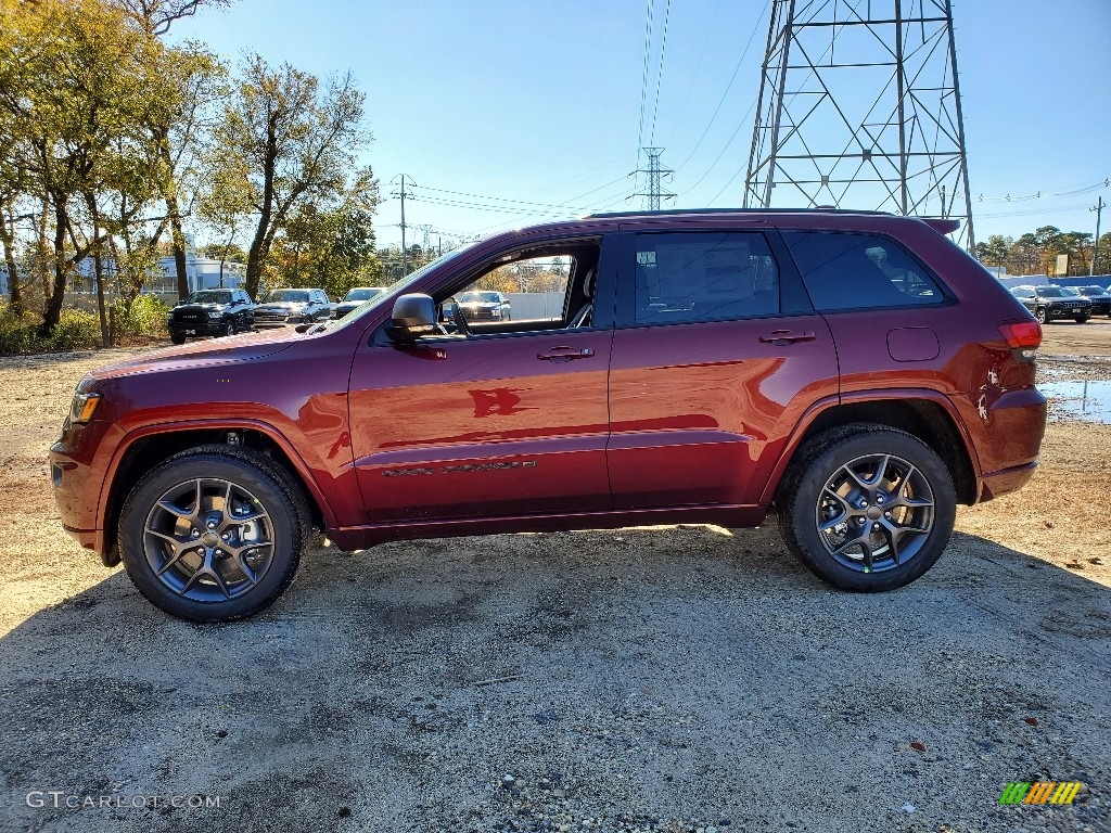 2021 Grand Cherokee Limited 4x4 - Velvet Red Pearl / Black photo #3