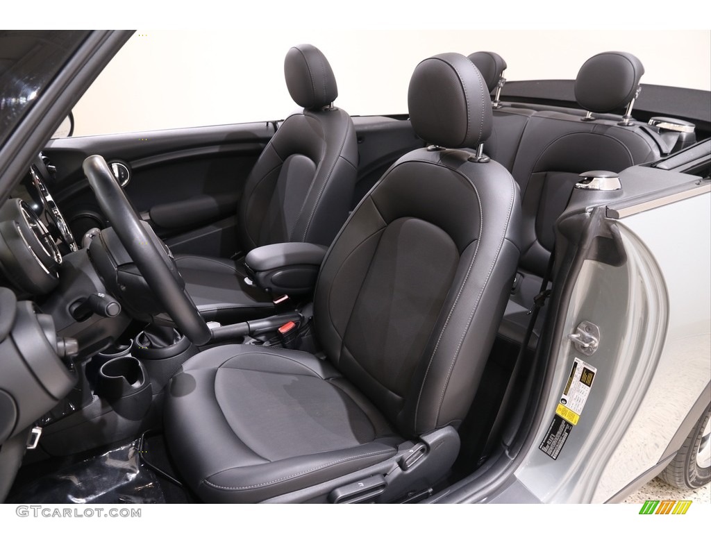 Carbon Black Interior 2018 Mini Convertible Cooper Photo #140098890