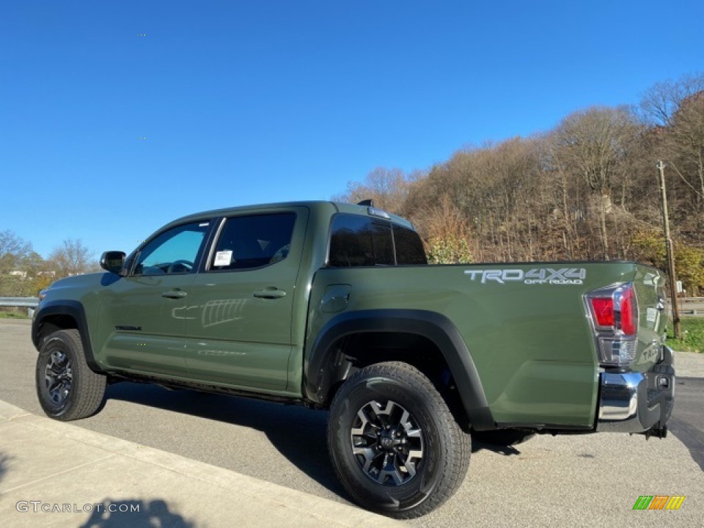 2021 Tacoma TRD Off Road Double Cab 4x4 - Army Green / TRD Cement/Black photo #13