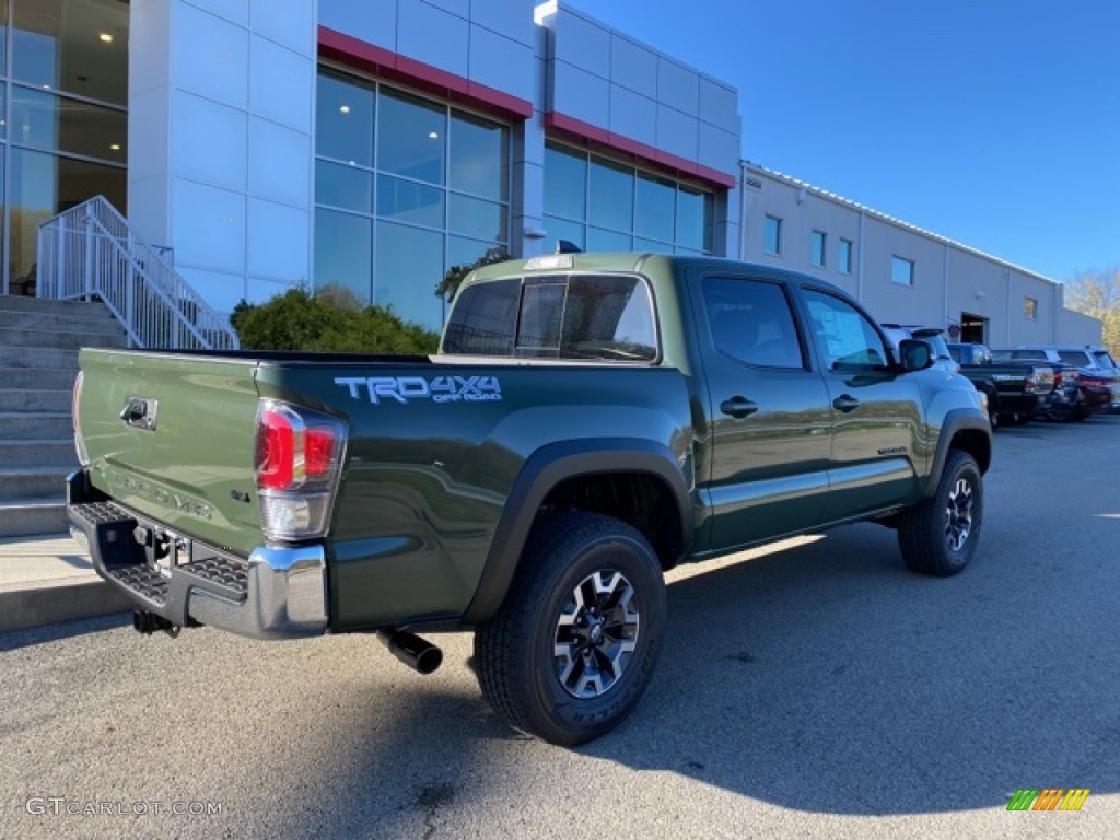 2021 Tacoma TRD Off Road Double Cab 4x4 - Army Green / TRD Cement/Black photo #14