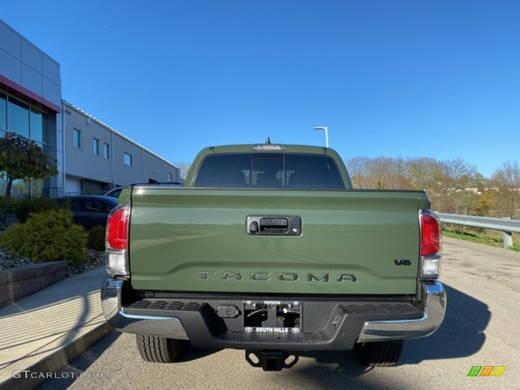 2021 Tacoma TRD Off Road Double Cab 4x4 - Army Green / TRD Cement/Black photo #15