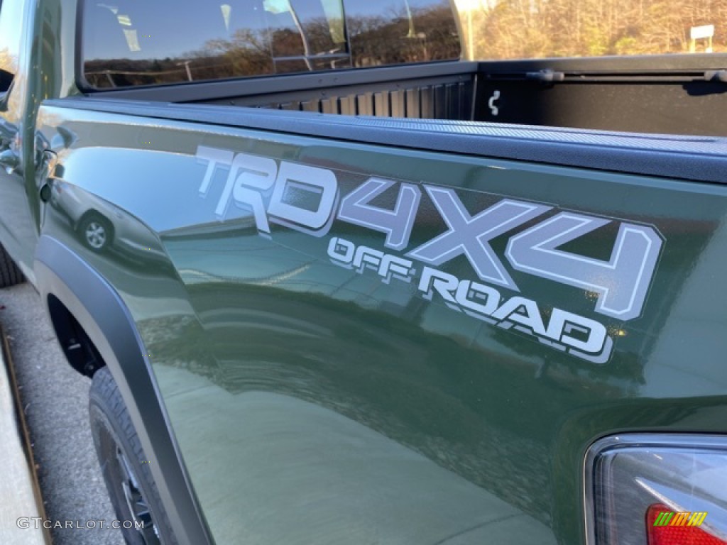 2021 Tacoma TRD Off Road Double Cab 4x4 - Army Green / TRD Cement/Black photo #17