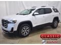 2021 White Frost Tricoat GMC Acadia SLT AWD  photo #1