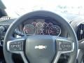Jet Black Steering Wheel Photo for 2021 Chevrolet Silverado 1500 #140100624