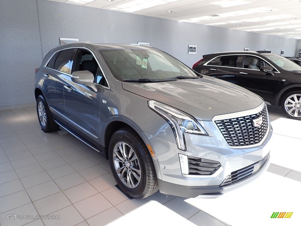 Satin Steel Metallic 2021 Cadillac XT5 Premium Luxury AWD Exterior Photo #140100657