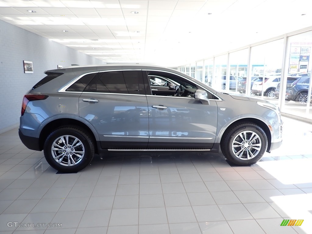 Satin Steel Metallic 2021 Cadillac XT5 Premium Luxury AWD Exterior Photo #140100699