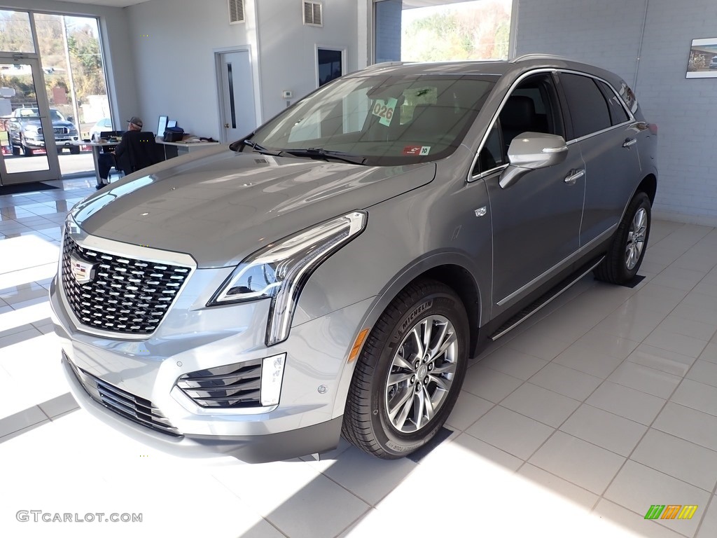 Satin Steel Metallic 2021 Cadillac XT5 Premium Luxury AWD Exterior Photo #140100799