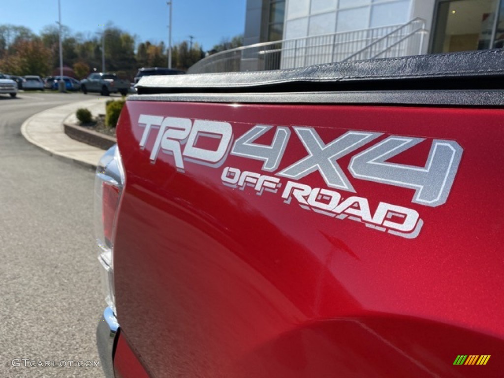 2021 Tacoma TRD Off Road Double Cab 4x4 - Barcelona Red Metallic / TRD Cement/Black photo #15