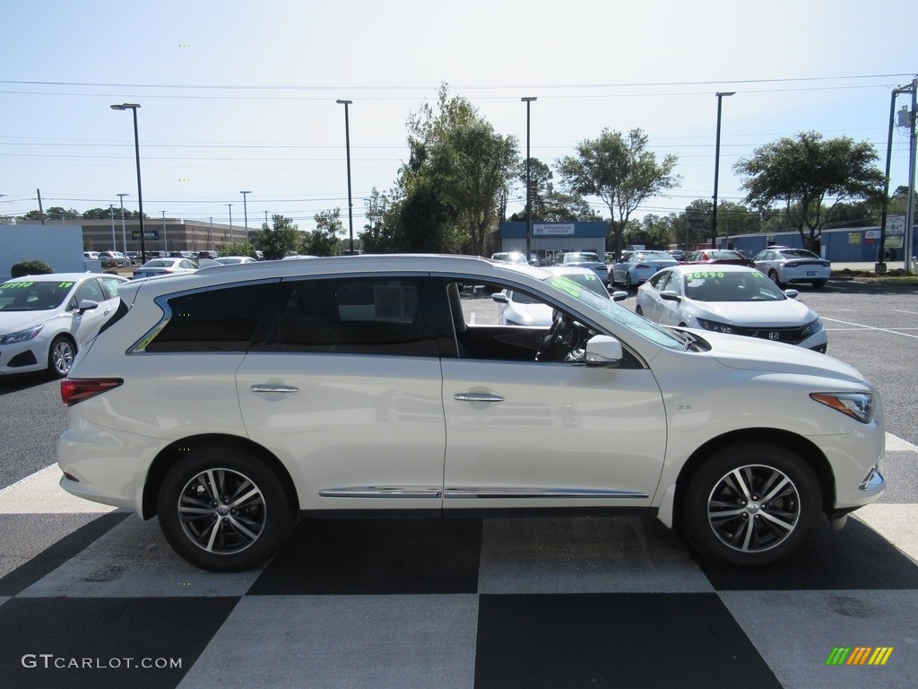 Majestic White 2017 Infiniti QX60 AWD Exterior Photo #140103081