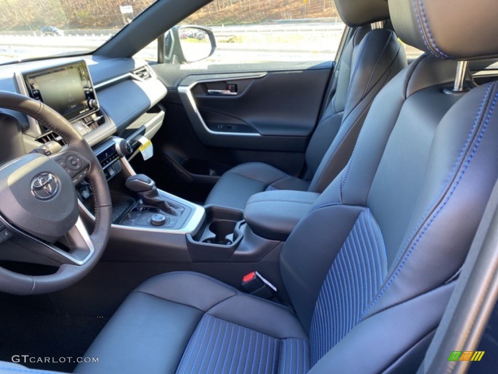 Black Interior 2021 Toyota RAV4 XSE AWD Hybrid Photo #140103873