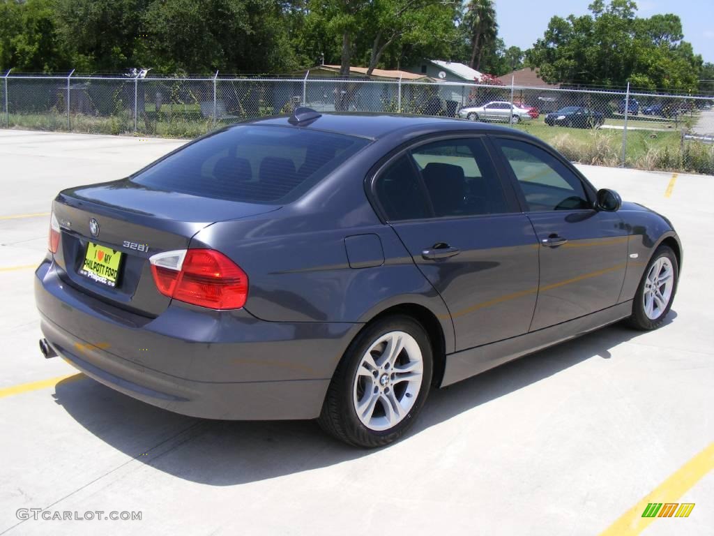 2008 3 Series 328i Sedan - Sparkling Graphite Metallic / Black photo #3