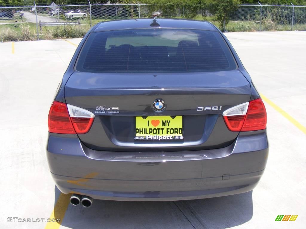 2008 3 Series 328i Sedan - Sparkling Graphite Metallic / Black photo #4