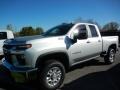 2021 Silver Ice Metallic Chevrolet Silverado 2500HD LT Double Cab  photo #1