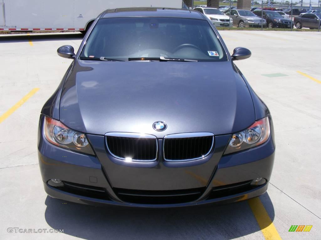 2008 3 Series 328i Sedan - Sparkling Graphite Metallic / Black photo #8
