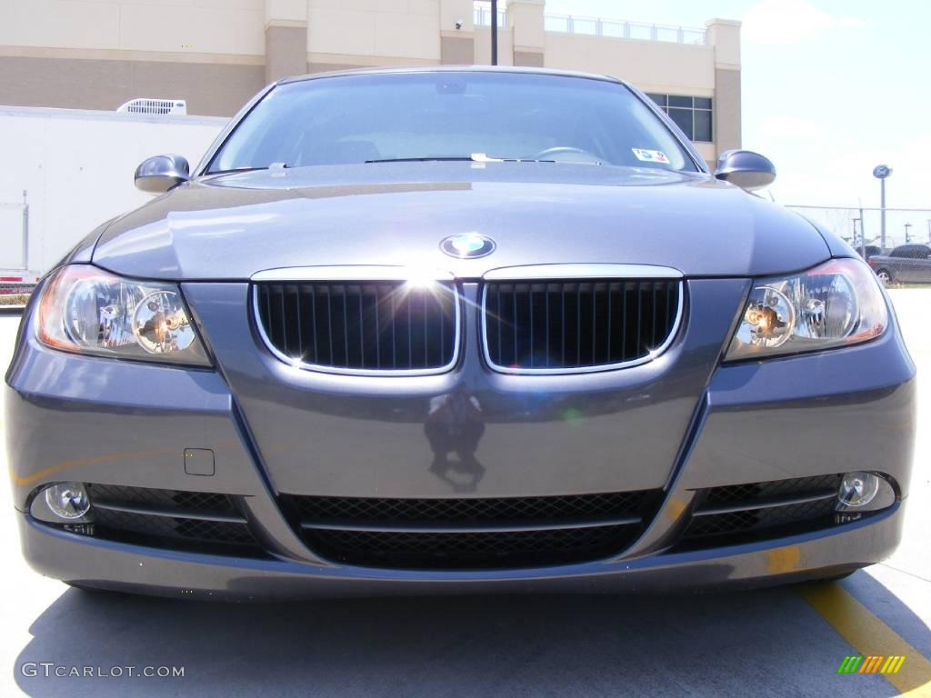 2008 3 Series 328i Sedan - Sparkling Graphite Metallic / Black photo #9