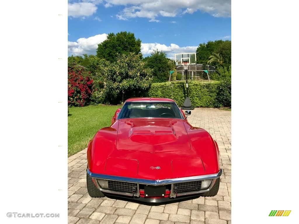 1971 Corvette Stingray Coupe - Mille Miglia Red / Black photo #4