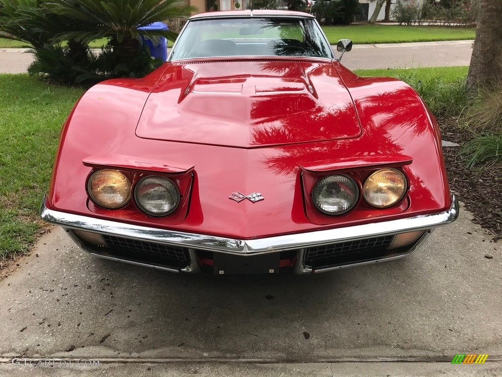 1971 Corvette Stingray Coupe - Mille Miglia Red / Black photo #5