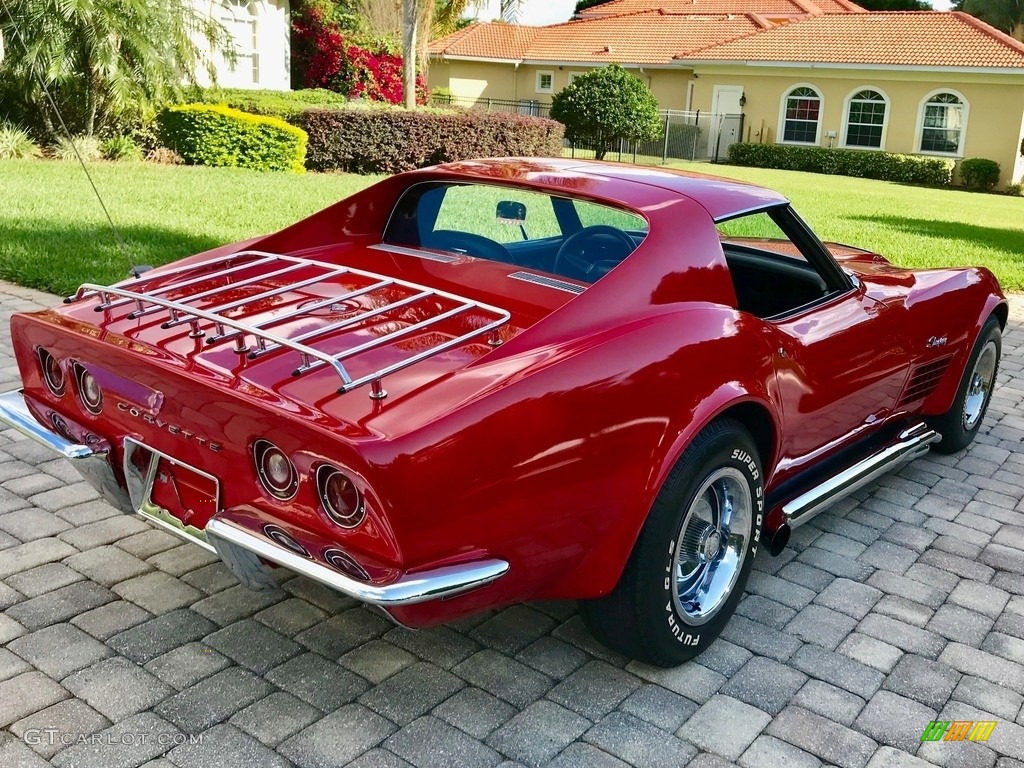 1971 Corvette Stingray Coupe - Mille Miglia Red / Black photo #9