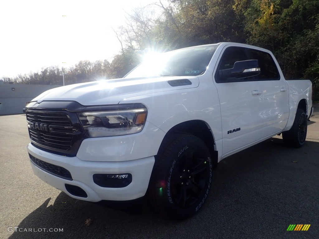 2021 1500 Big Horn Crew Cab 4x4 - Bright White / Black photo #1